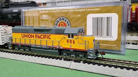 Bachmann N Scale GP40 with Soundtraxx Econami Decoder