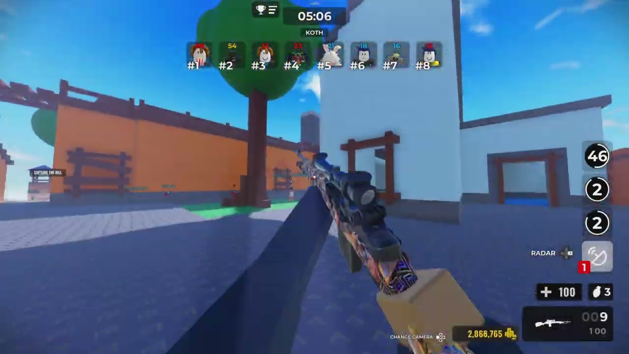 Roblox Gunfight Arena Sniping for fun💯🔥