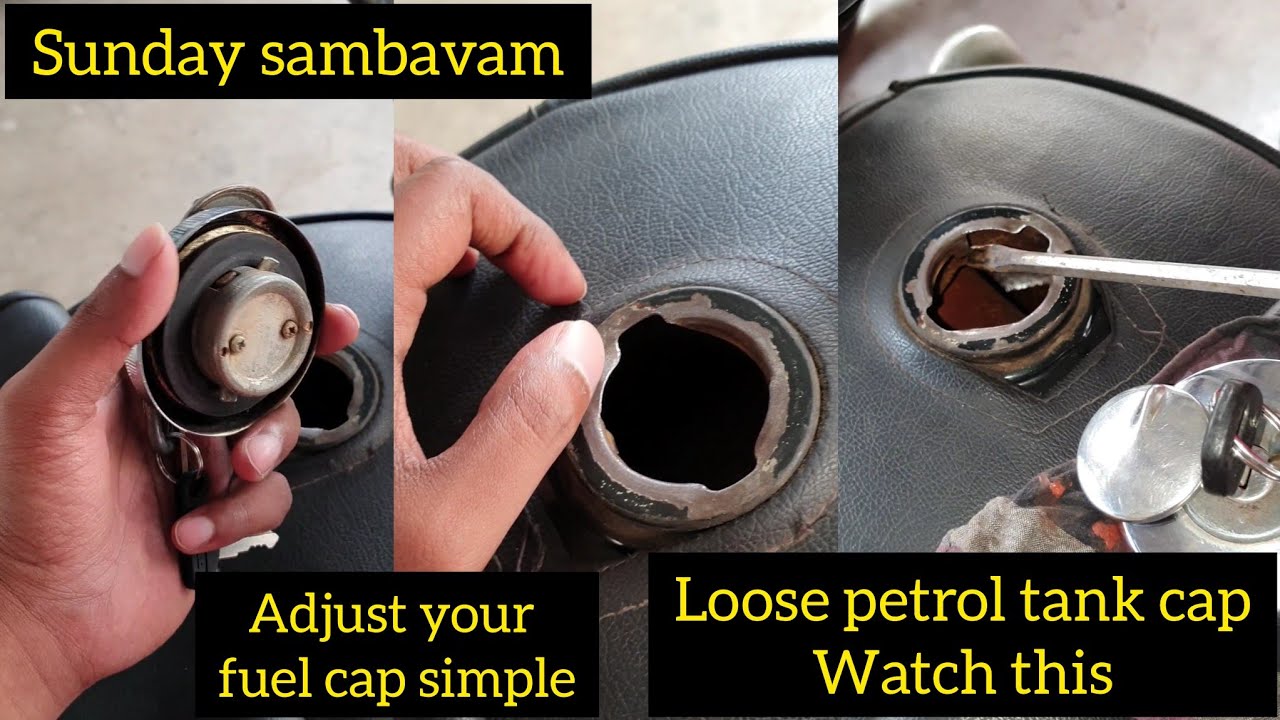 fixing my loose Petrol tank cap royalenfield bullet350 oldbullet 