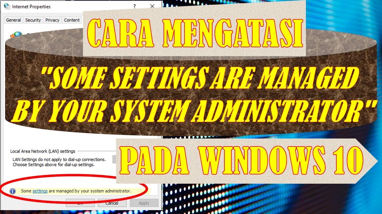 windows update managed by system administrator windows update managed by system administrator