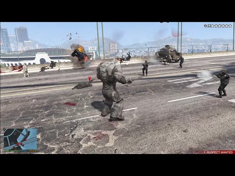 GTA 5 - Rhino Rampage + Six Star Escape