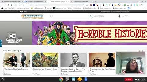 Watch dramatic productions on Classroom Video on Demand