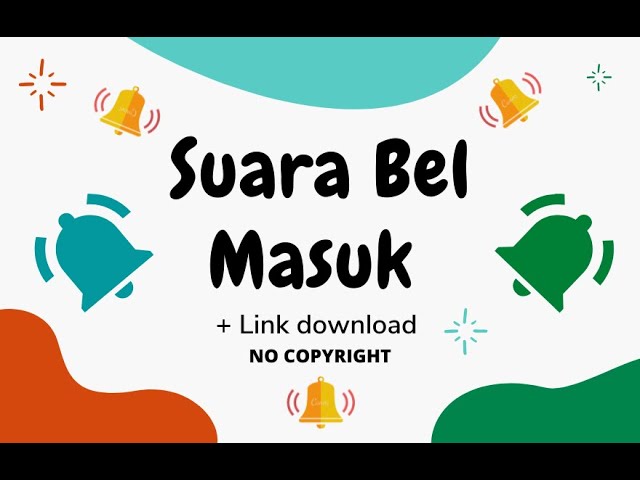 Sound Effect / Efek Suara Bel Sekolah Untuk Memanggil Anak Masuk Kelas +LINK DOWNLOAD [NO COPYRIGHT] class=