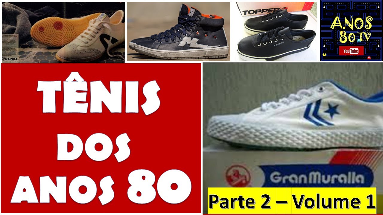 marcas de tenis anos 80