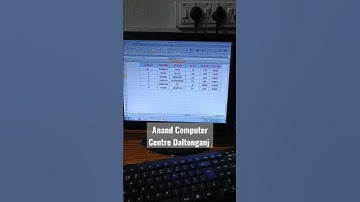 Excel Row Column insert #computer #viral #video #daltonganj #anandcomputer