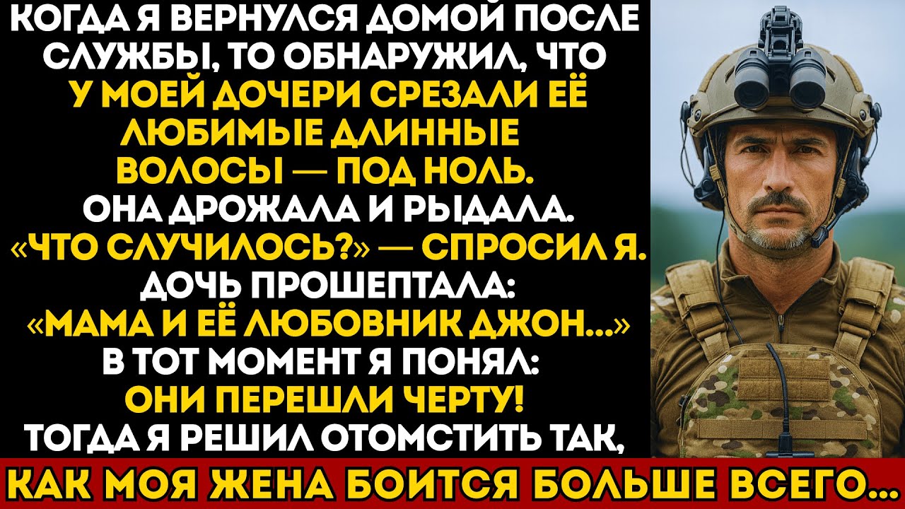 Вернувшись домой, я увидел дочь без волос. Узнал правду — и начал войну!