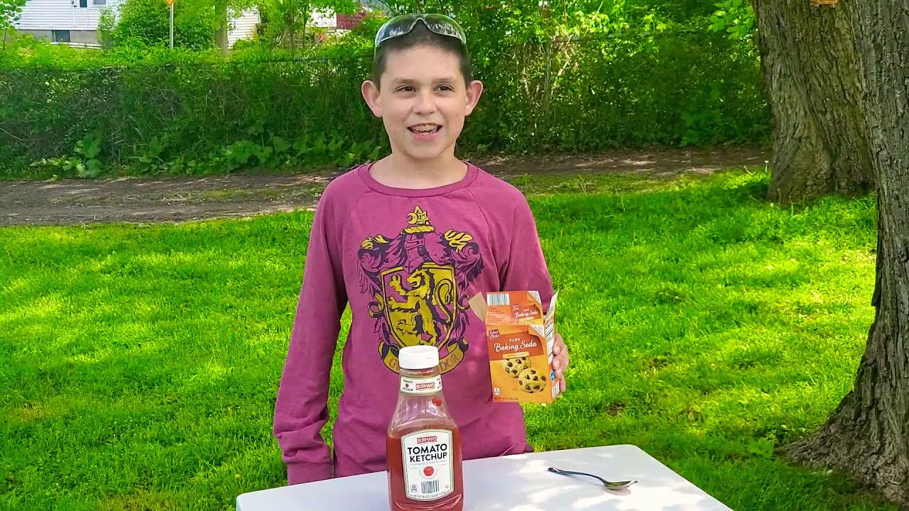 Ketchup & Baking Soda Experiment YouTube
