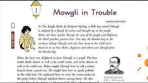 Mowgli In Trouble Class 6 In Hindi  By Rudyard Kipling Ratna Sagar New Gem Line By Line Explanation