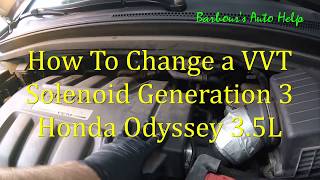 VVT Solenoid Replacement Third Generation Honda Odyssey screenshot 4