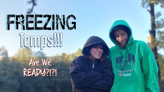 Working to Be PREPARED!| Are We Gonna FREEZE!?| Couple Builds Debt Free Basement Dream Cabin