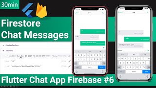Easy Chat Messages Flutter Firebase Firestore - Flutter Chat App Firebase #6