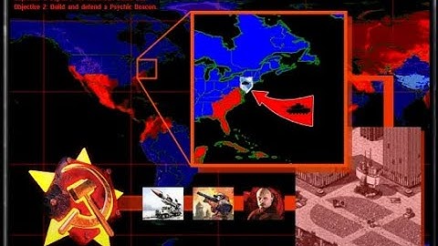 Red alert2 Soviet Campaign Mission 3 (Big Apple) 1080P Walkthrough No Commentary
