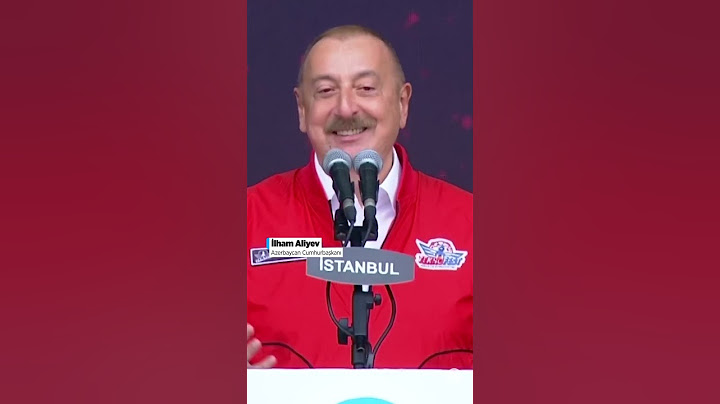 Azerbaycan Cumhurbaşkanı Aliyev, TEKNOFEST'te konuştu