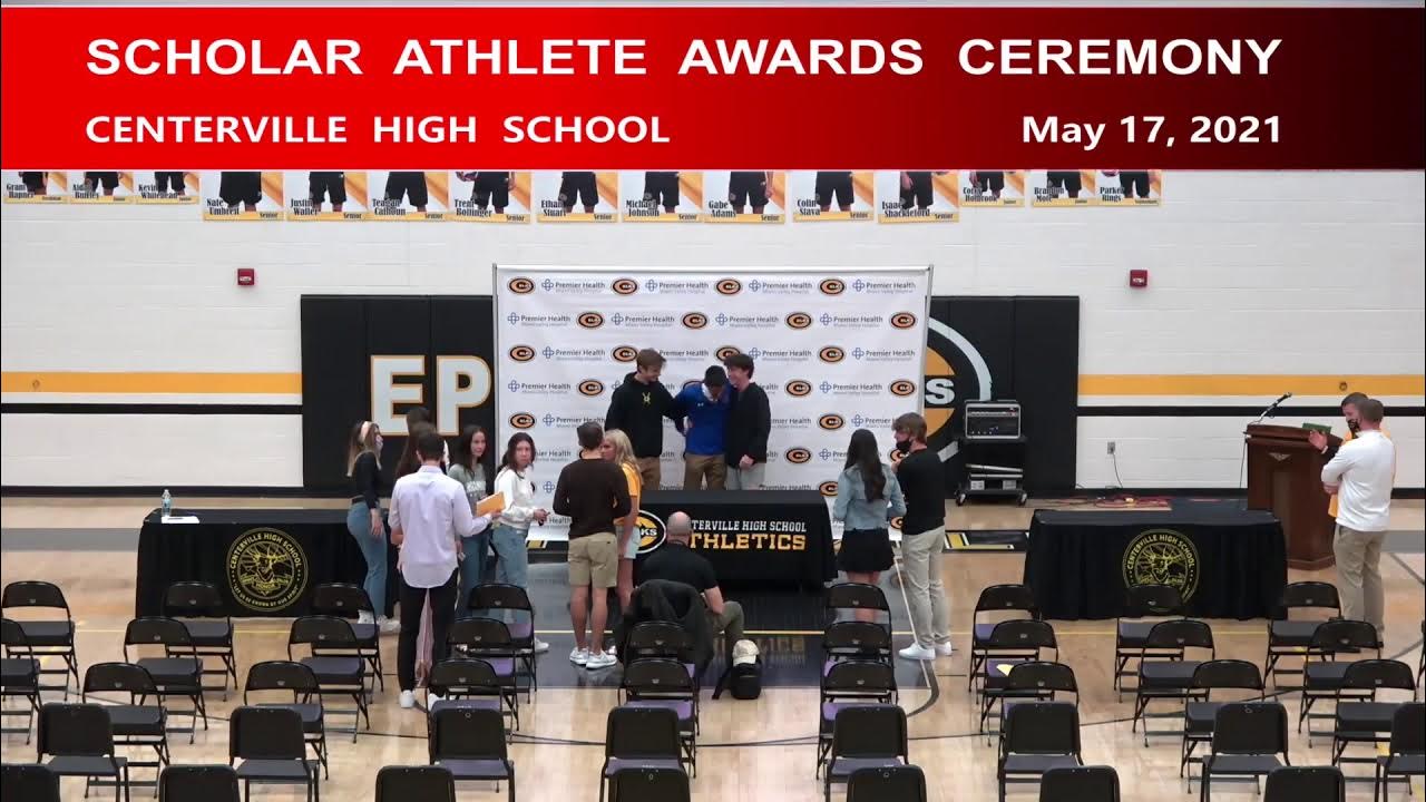 Centerville High School Ohio Scholar Athlete Awards YouTube