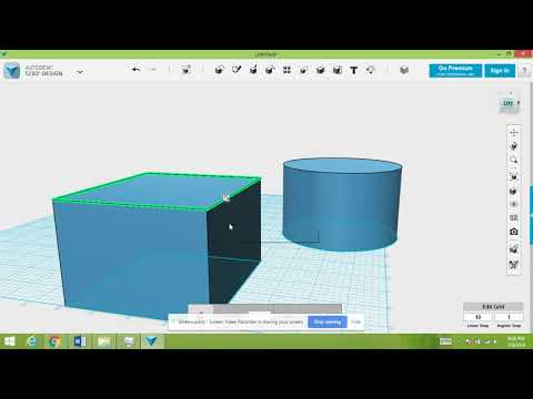 Fillet and Chamfer - 123D Design