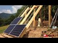 3 solar panels installed