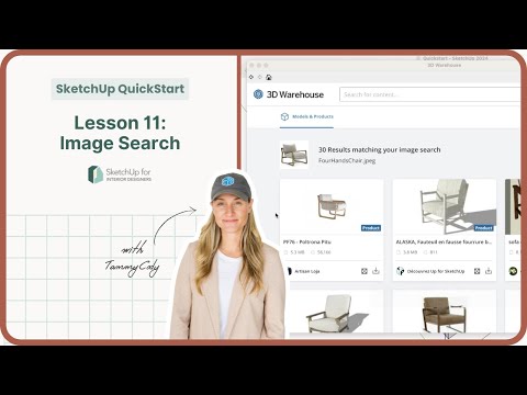 SketchUp QuickStart — Lesson 11: Image Search — Free SketchUp Course