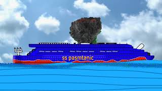 goldeltanic vs pastanic (flipaclip) 🚢⚓