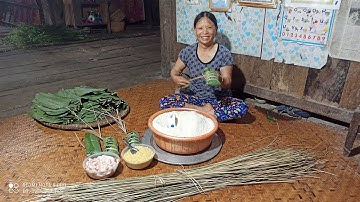 Cách gói bánh chưng của người Nùng Cao Bằng. Tìm hiểu cách gói bánh chưng gù Cao Bằng quê hương tôi.