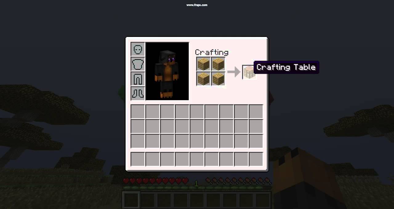 How To Make A Crafting Bench In Minecraft YouTube