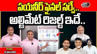 Pioneer Poll Strategies Latest Survey On AP Elections 2024 | YS Jagan Vs Chandrababu | CS Rao | WW