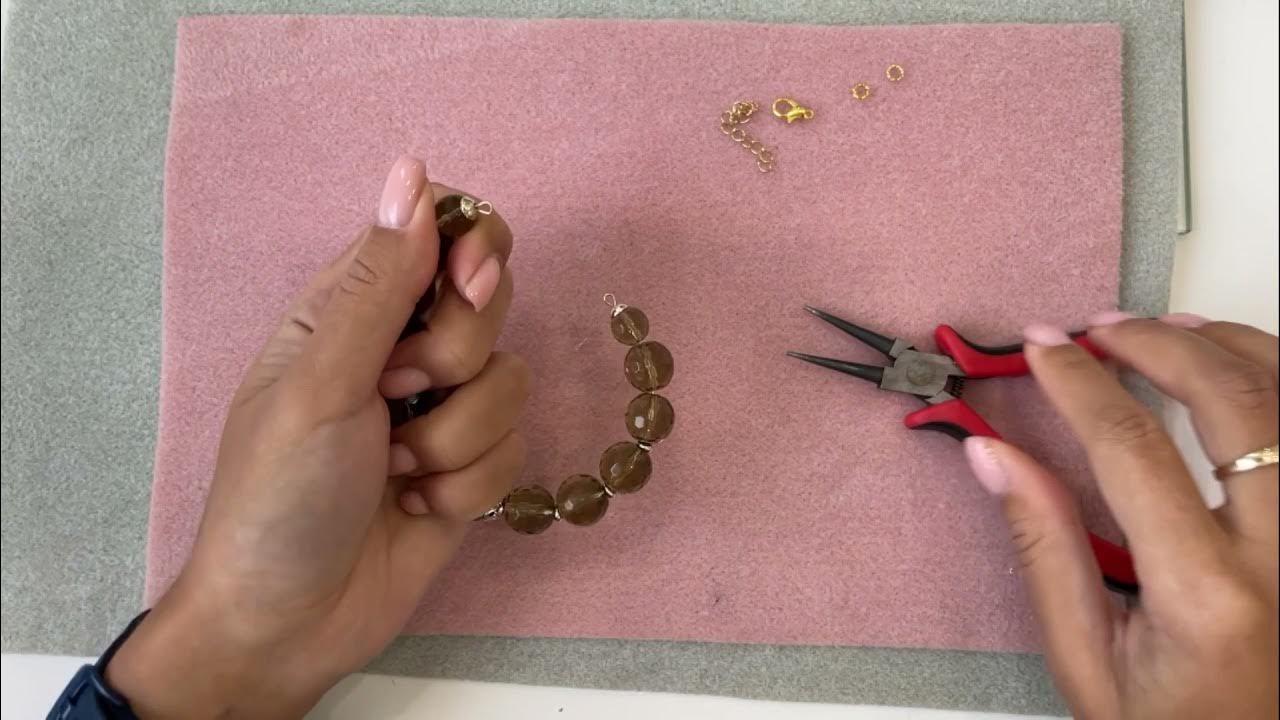 как собрать браслет на мемори проволоке ( проволока с памятью) - YouTube