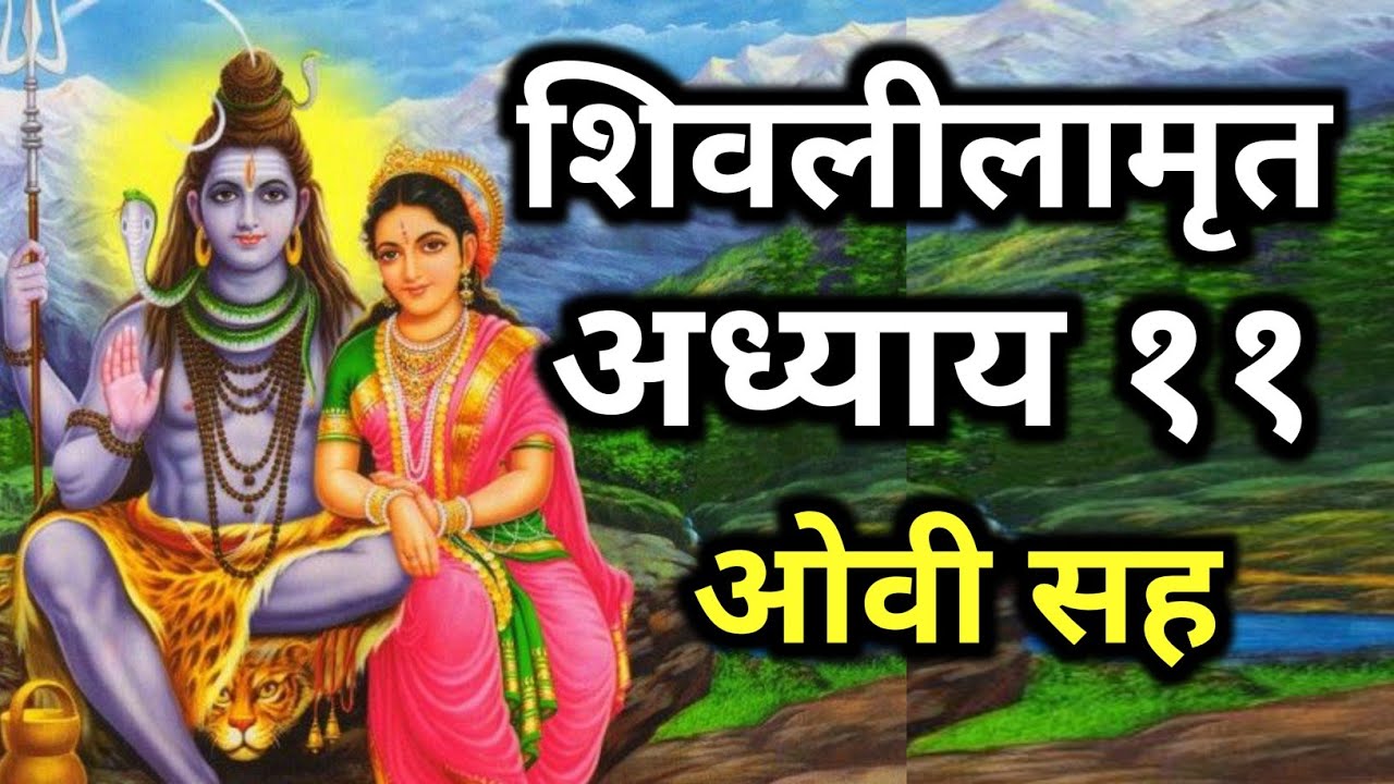 शिवलीलामृत अध्याय ११ | प्रत्येक ओवी सह | Shri Shivlilamrut Adhyay 11 |11 Va Adhyay संपर्क 9867942495