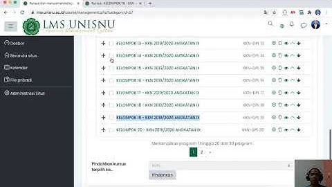 Moodle: Panduan Copy Konten Antar Kelas di LMS