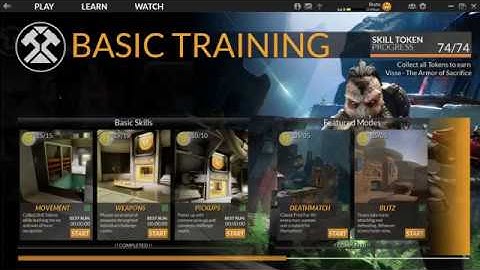 UT Basic Training - Collect all Tokens - Movement