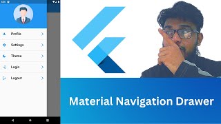 how to make navigation drawer in flutter || tutorial - navigation drawer [2022] (sidebar menu)||