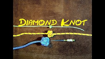 Single Strand Diamond Knot; Celtic Button Knot; Turks Head Knot or Chinese Button Knot How to Tie