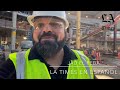 Clippers celebran la puesta de la última viga de acero en su futuro hogar, el Intuit Dome