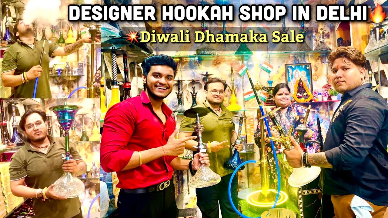Cheapest Hookah Market In Delhi | Imported Hookah at Lowest Prices in Delhi | Diwali Offer 