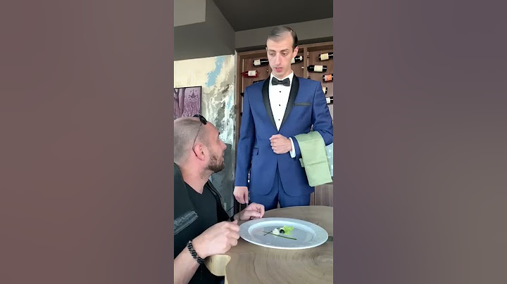 Каха в дорогом ресторане