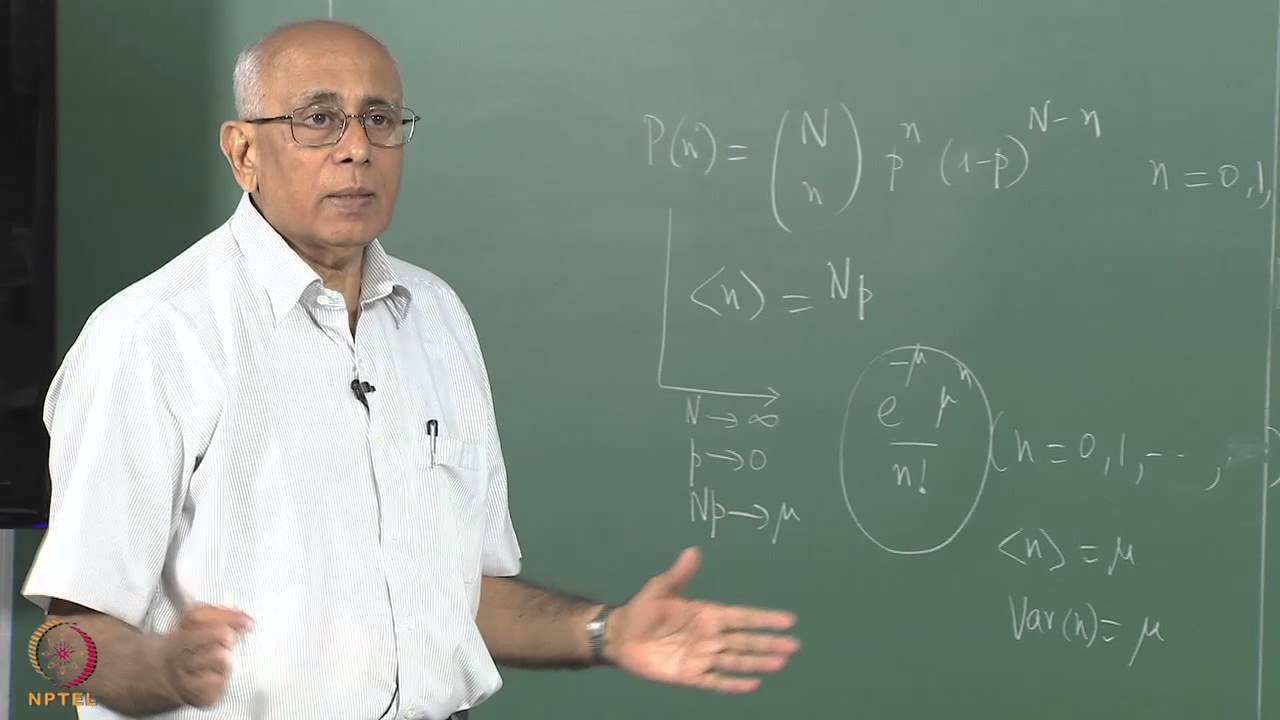 ⁣Mod-01 Lec-02 Discrete probability distributions (Part 2)