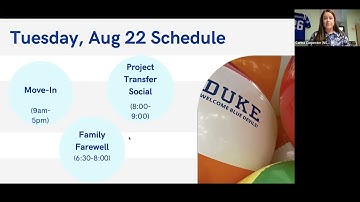 Summer Transition Series: Preparing for Transfer Move-In and Orientation