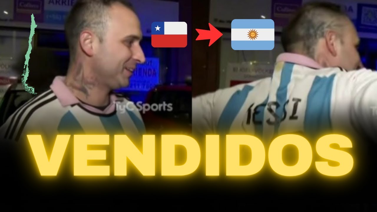 CHILENOS SE HACEN HINCHAS DE ARGENTINA