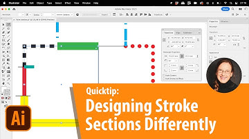 Quick Tip: How To Color Stroke Sections Differently in Illustrator