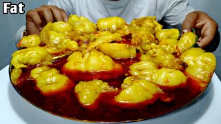 10 Kg Oil Eating 😁 Spicy Mutton Fat Curry With Rice 🔥 Fat Curry Eating Challenge - Mukbang Asmr Food