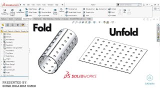 Solidworks tutorial Sheet metal fold and unfold command | sheet metal flatten solidworks | CADable