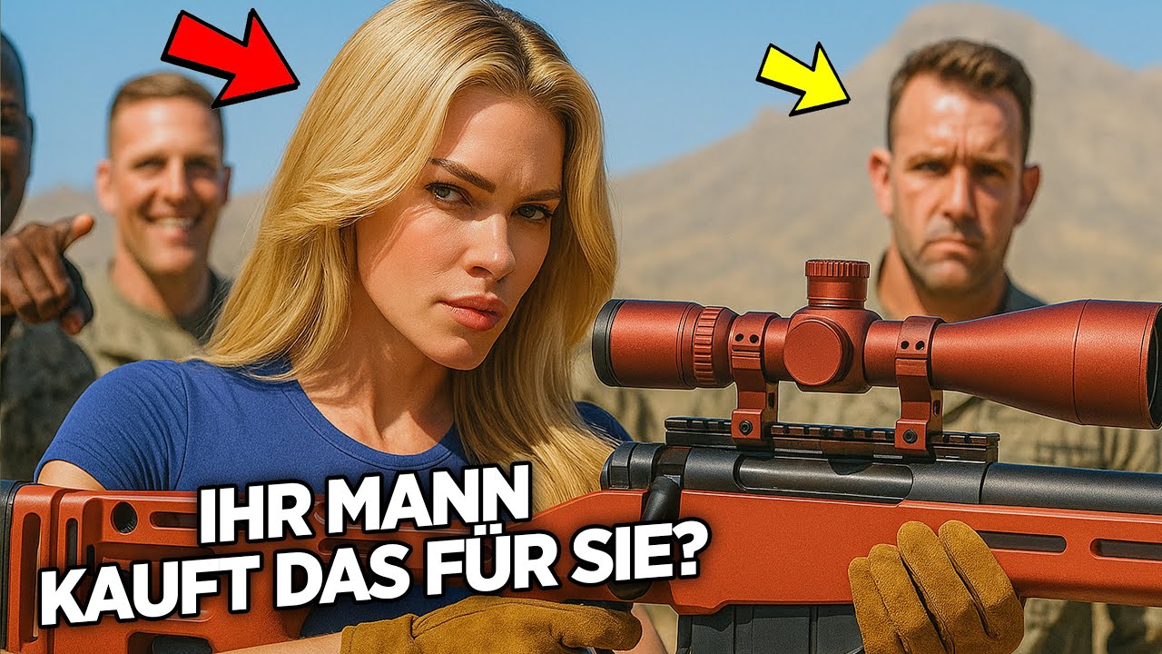 US Marines verspotteten das orange Gewehr der Frau bis ihr erster Schuss den Stand verstummen ließ