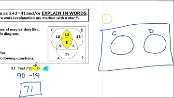 Day 04 Quiz B (16 to 23) Finding Probability and Conditional Probability Using Venn Diagrams