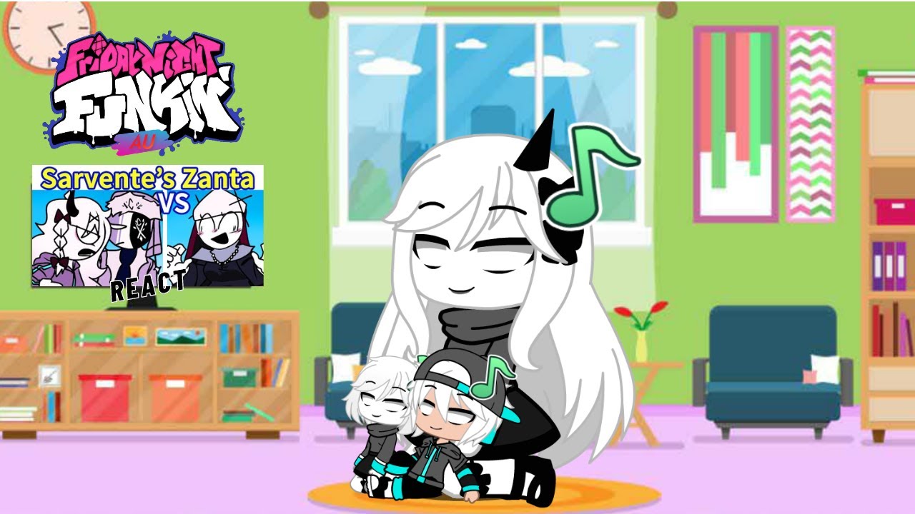 FNF AU React - FNF Zanta BUT SELEVER RASAZY AND RUV SING IT - YouTube