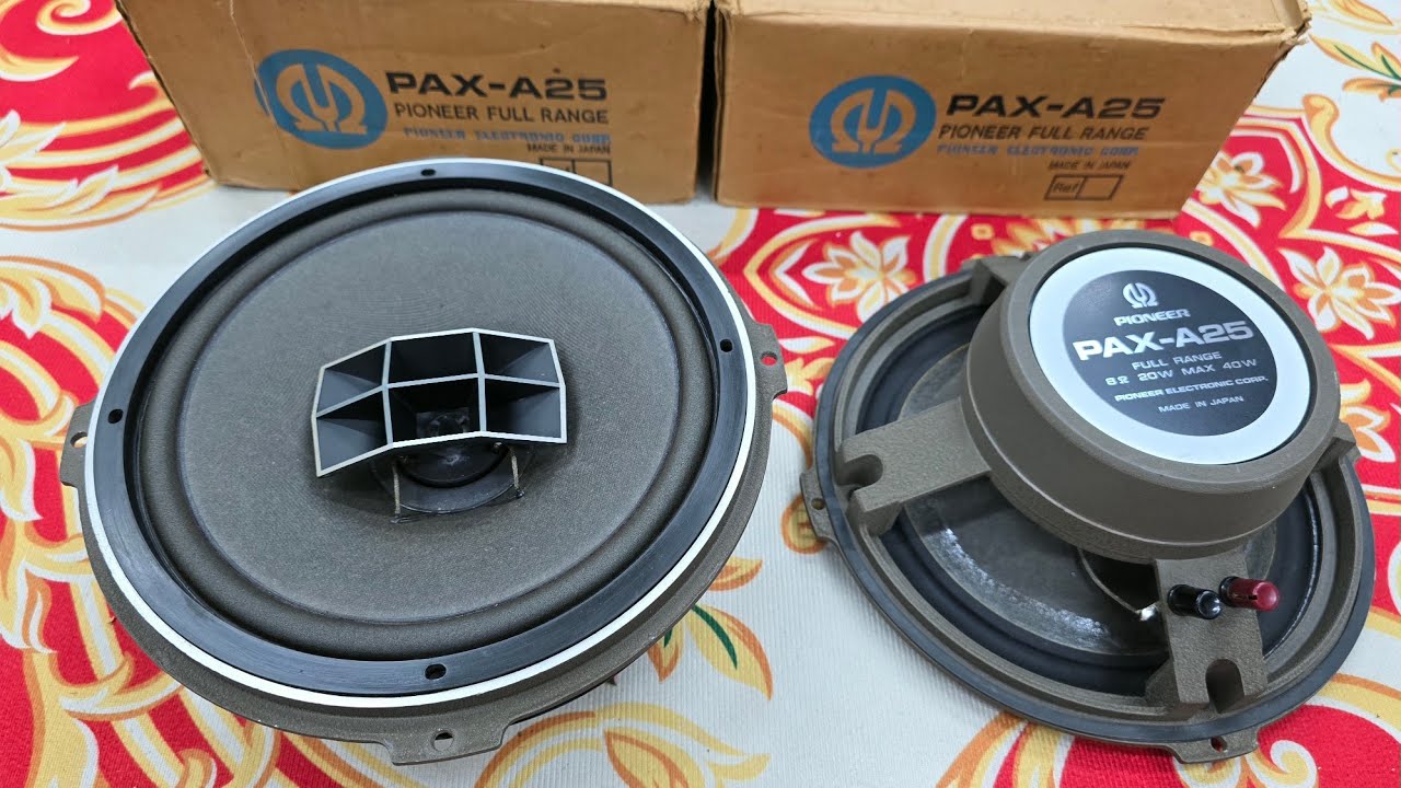 In stock: Selected, beautiful, original Pioneer Pax-A25 coaxial