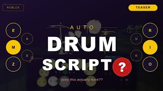 R U Mine but it's Auto Played on Roblox Drums 💀