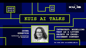 Iryna Gurevych: InterText: Modelling Text as a Living Object in Cross-Document Context