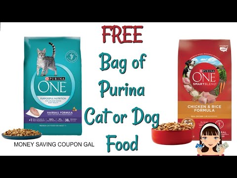 FREE BAG OF PURINA CAT 🐱OR DOG FOOD 🐶