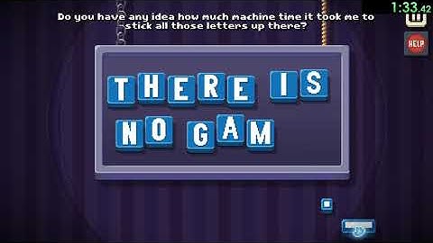 There Is No Game: Wrong Dimension speedrun 1:54:56