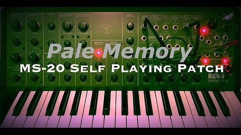 Korg MS-20 | Pale Memory | self-playing patch