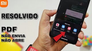 RESOLVIDO 👊! PDF - Não Envia, Não Abre e nem dá Opção de abrir com Outros Apps